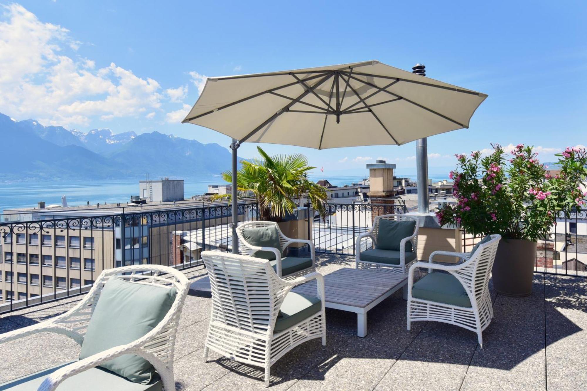 J5 Hotels Helvetie & La Brasserie Монтре Екстер'єр фото